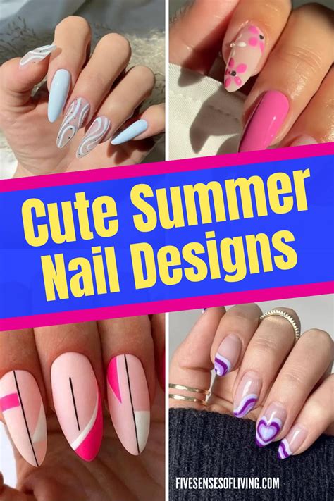 Cute Summer Nail Designs Bright Summer Nails Cute Summer Nails Nail