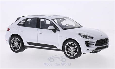 Modellautos Porsche Macan Turbo Welly Turbo Weiss Online