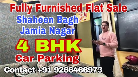 VD 1094 4 BHK Fully Furnished Flat Sale In Jamia Nagar ShaheenBagh