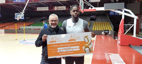 Boris Dallo MVP Choletais du mois de février 2023 Cholet Basket