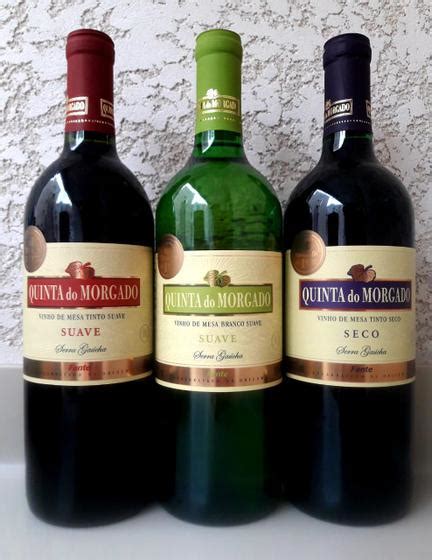 Kit Vinho Quinta Do Morgado Tinto Suave Seco Branco Suave Ml