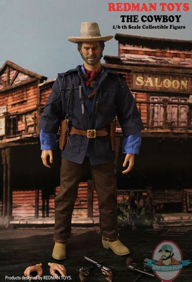 16 Redman Toys The Outlaw Cowboy Rm 005 Action Figure Man Of Action