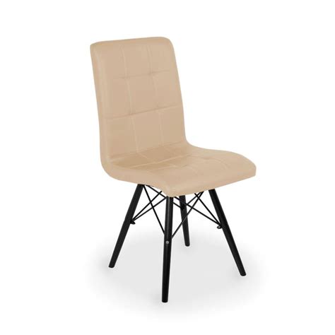 Conjunto Mesa De Jantar Em Madeira Preto Prime Azulejo 2 Cadeiras Gomos Nude