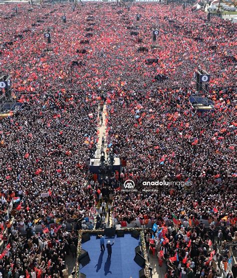 Ak Parti Nin B Y K Stanbul Mitingi Anadolu Ajans