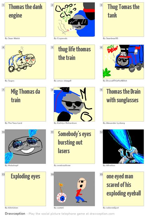 Thomas the dank engine - Drawception