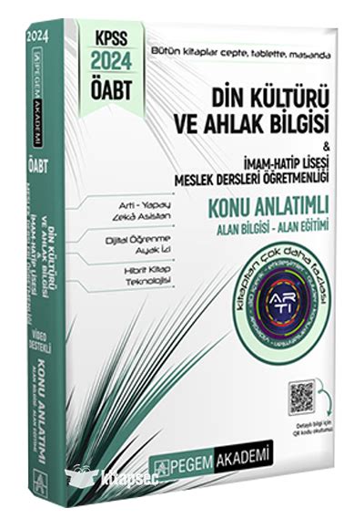 2024 KPSS ÖABT Din Kültürü ve Ahlak Bilgisi İmam Hatip Lisesi Mes