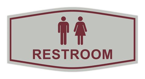 Signs Bylita Fancy Unisex Restroom Sign Clip Art Library