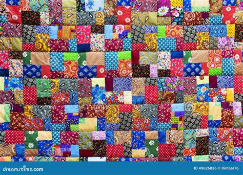 Background of Colorful Patchwork Fabrics Stock Photo - Image of cloth ...