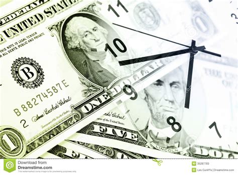 Time is money concept stock image. Image of deadline - 35287783