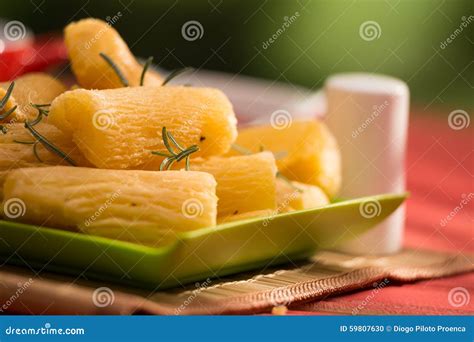 Brazilian Food Fried Yucca Stock Photo Image Of Restaurant Fried