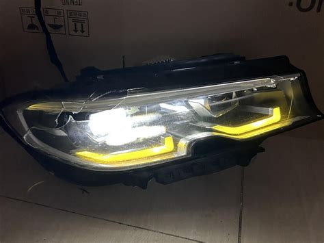 BMW G20 320i 330i M340i LED Headlight Yellow DRL Daytime Running Light