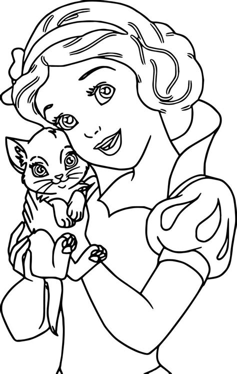 Dibujos Para Colorear De Blancanieves Y La Bruja Para Imprimir