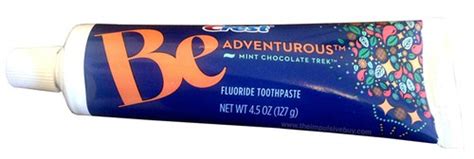 Review Crest Be Adventurous Mint Chocolate Trek Toothpaste The