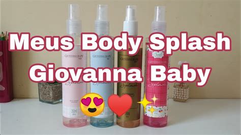 Coleção Body Splash da Giovanna Baby YouTube