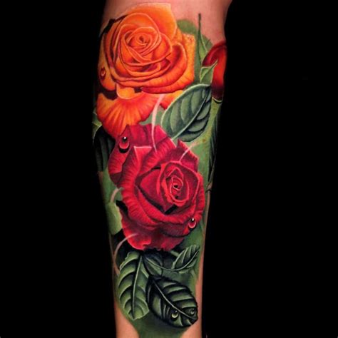 55 Rose Tattoo Ideas To Try Because Love And A Rose Cant Be Hid