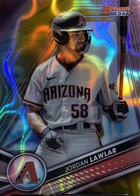 Jordan Lawlar Bowman S Best Top Prospects Gold Lava Refractor