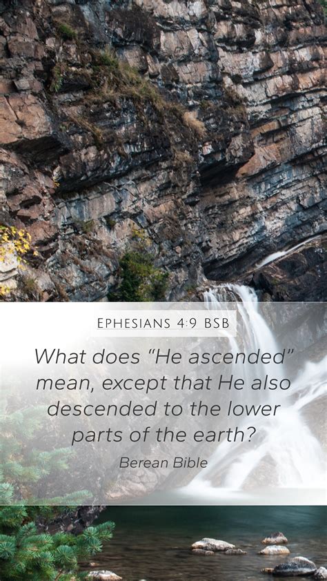 Ephesians Bsb Mobile Phone Wallpaper What Does He Ascended Mean