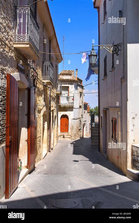 Alleyway Deliceto Puglia Italy Stock Photo Alamy