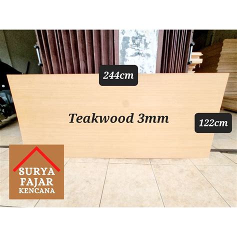 Jual Triplek Teakwood 3mm Plywood Sungkai Jati Megateak Meganyatoh