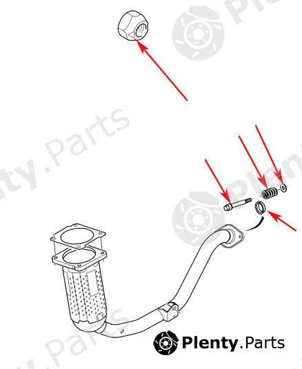Genuine CITROEN / PEUGEOT part 179774 Gasket Set, exhaust system ...