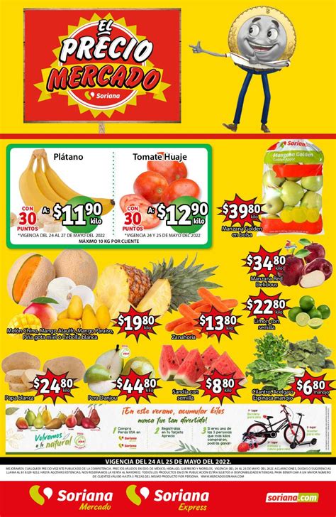 Ofertas Soriana Mercado Frutas Y Verduras 24 Y 25 De Mayo 2022