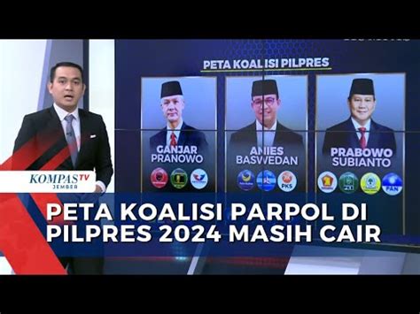 Catatan KompasTV Peta Koalisi Pilpres 2024 Masih Cair Yang Dinanti