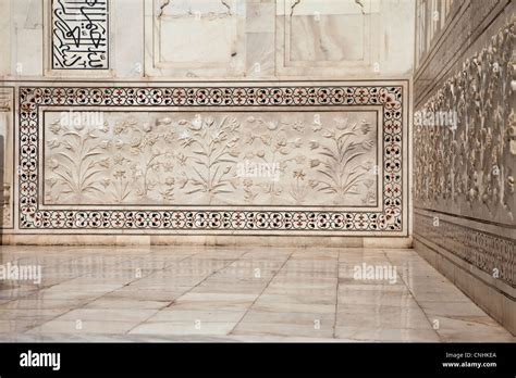 Taj Mahal Marble Design Hi Res Stock Photography And Images Alamy