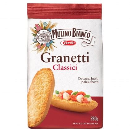 Paine Prajita Mulino Bianco Granetti Classici 280gr Emporio Asselti