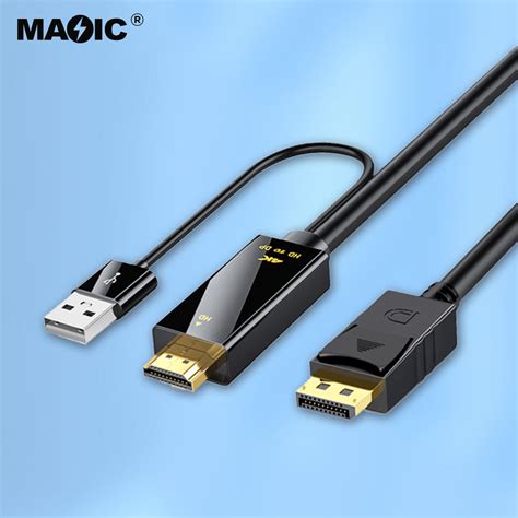 HDMI To DP Cable Shenzhen Magelei Electronic And Technology Co Ltd