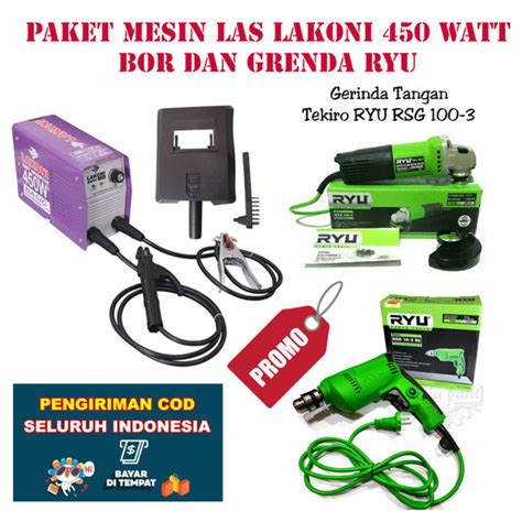 Promo Paket Tukang Las Mesin Las Lakoni Watt Ryu Mailtank