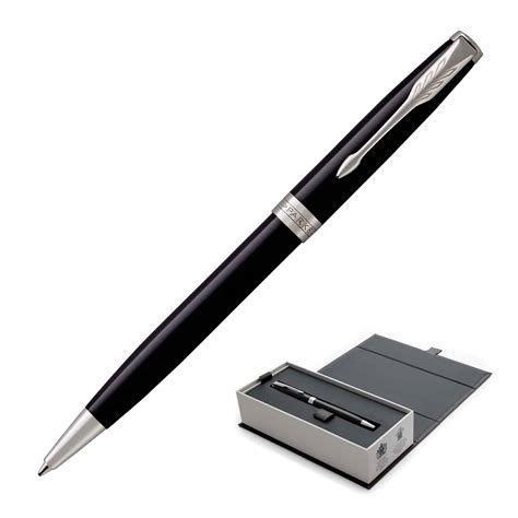 Branded Promotional Metal Pen Ballpoint Parker Sonnet Lacquer Black