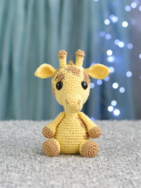 Crochet Pattern Giraffe Pdf File Amigurumi Tutorial Etsy