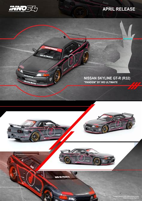 Inno Models Inno64 1 64 Nissan Skyline Gt R R32 Pandem By Wd Ultimate