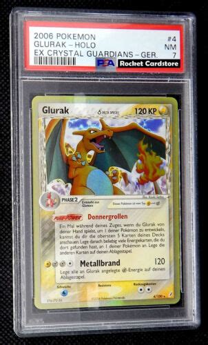 Pokemon Glurak Delta Holo Charizard De Ex Crystal Guardians Psa