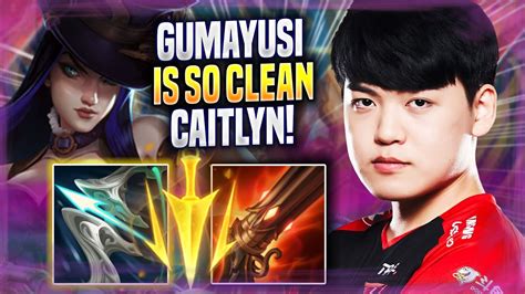 GUMAYUSI IS SO CLEAN WITH CAITLYN T1 Gumayusi Plays Caitlyn ADC Vs