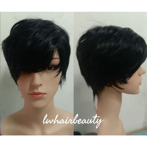 Jual Wig Rambut Palsu Pria Wr Pria Wanita Rambut Palsu Human Hair