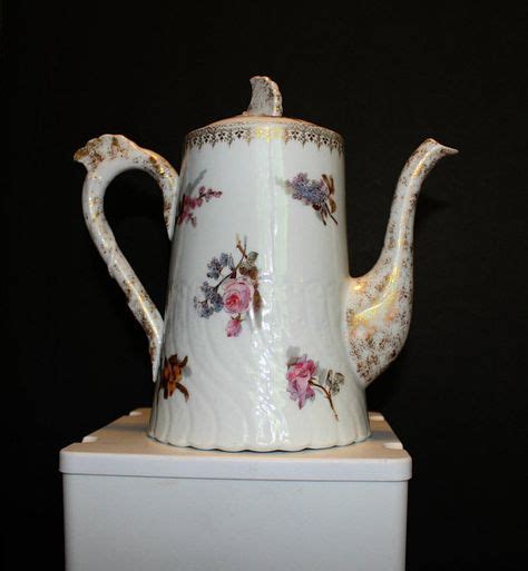 Limoges Teapotfrance Limoges China Teapotlimoges Floral Teapot