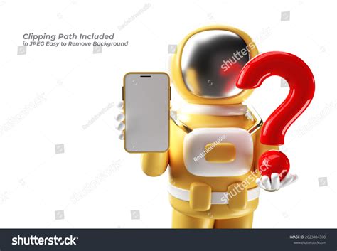 3d Render Astronaut Holding Question Mark Stock Photo 2023484360 | Shutterstock