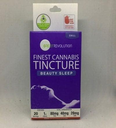 Green Revolution Beauty Sleep Cannabis Tincture Review