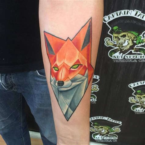 Top 59 Best Geometric Fox Tattoo Ideas 2021 Inspiration Guide