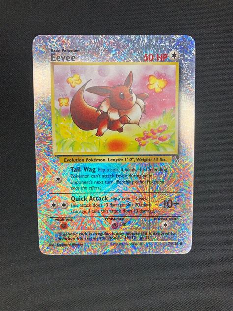 Eevee 2002 Legendary Collection 74 Reverse Holo RAW TCG NEAR MINT