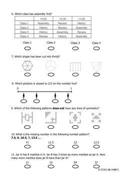 Digital And Printable NAPLAN Style Practice Test Year 5 Numeracy