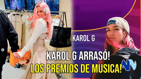 Karol G ArrasÓ En Los Latin America Music Awards 2023 Youtube