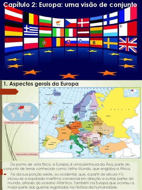 Europa Resumo 9 Ano - 2.europa, Uma Visão de Conjunto. 9º Ano 1º Bim 2020-1 | PDF