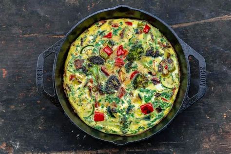 Recette De Frittata Aux L Gumes M Diterran Ens Il Quadrifoglio