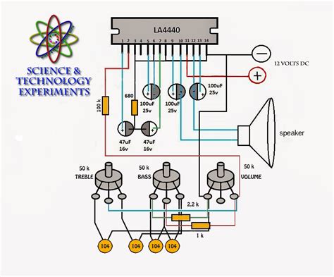 La Amplifier Circuit Diagram