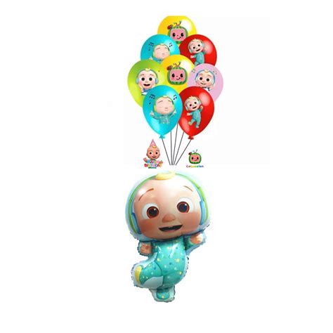 Cocomelon 11pcs Foillatex Balloons Etsy