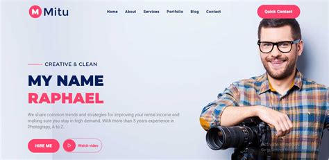 10 Awesome Personal Website Templates - Alvaro Trigo's Blog