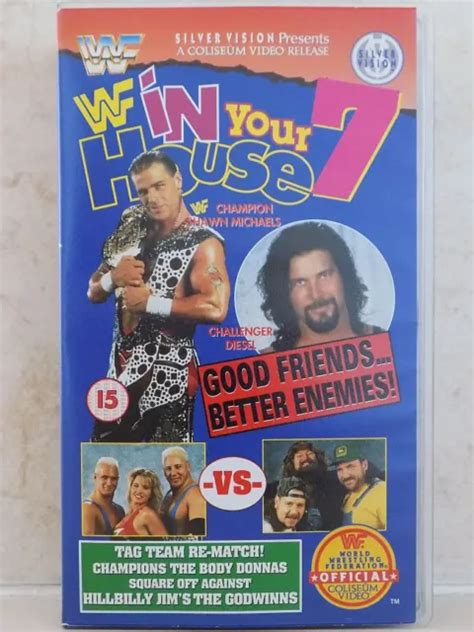 Wwf In Your House Wrestling Vhs Video Tape Pal Wwe Hasbro Wcw