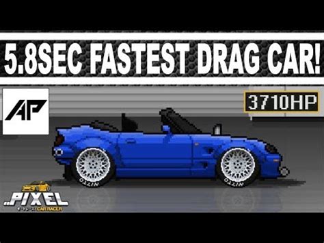 Pixel Car Racer FASTEST Drag Car Tune 5 8 Second 1 4Mile YouTube